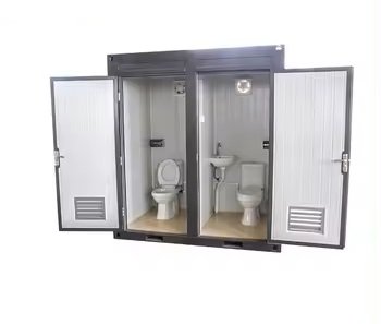 Mobiel toilet unit dubbel