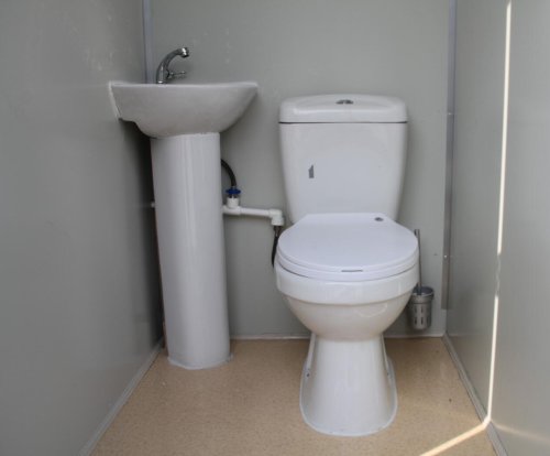 Mobiel toilet unit dubbel